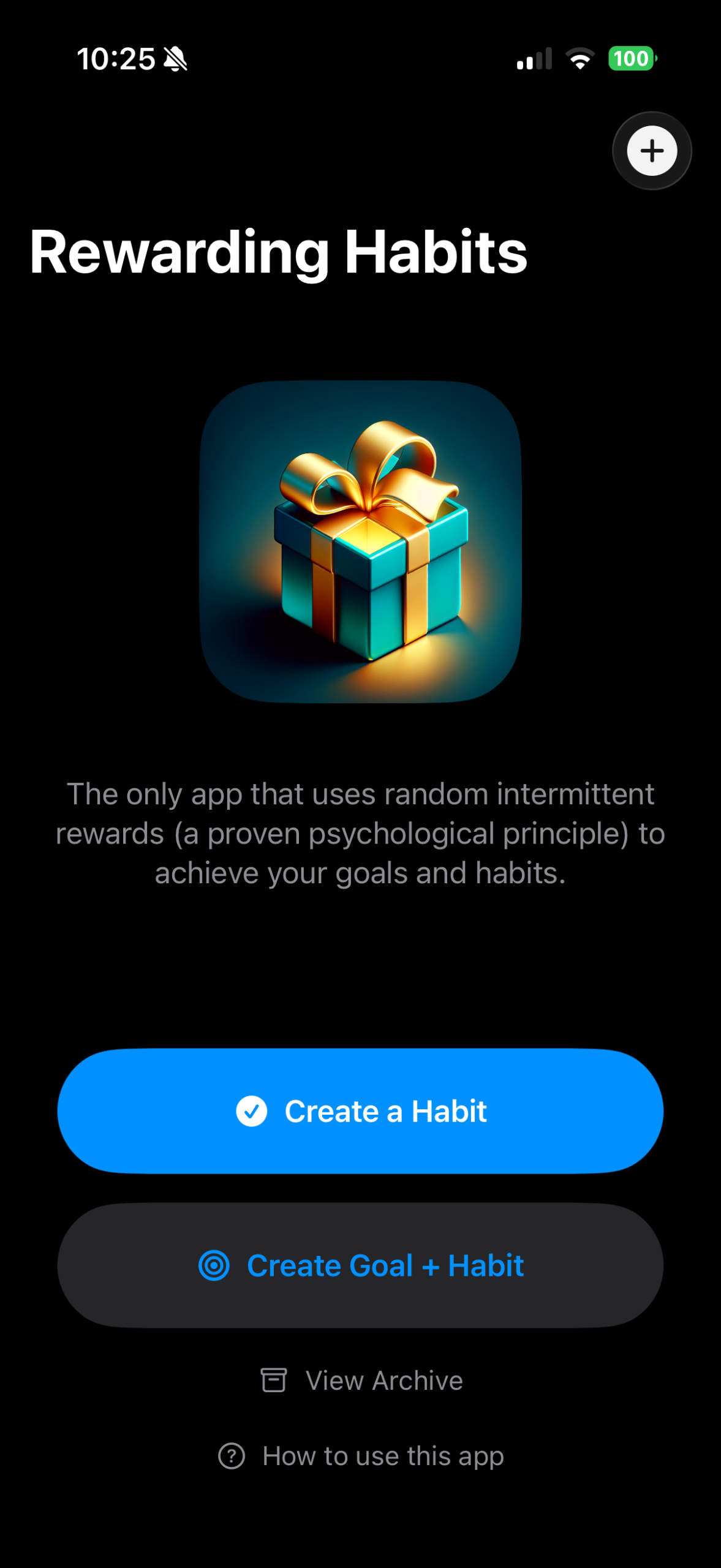 Rewarding Habits App